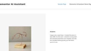 AI Assistant for Elementor – OpenAI GPT