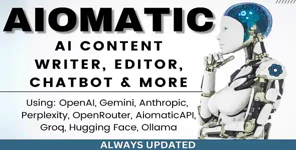 Aiomatic - Automatic AI Content Writer, Editor, Chatbot & AI Toolkit