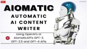 Aiomatic - Automatic AI Content Writer Photoroom