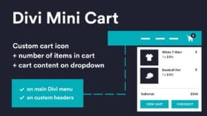 Divi Mini Cart Plugin