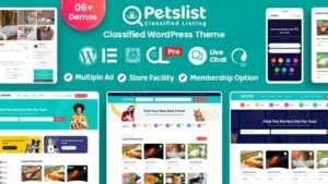 Petslist – Pet listing WordPress Theme