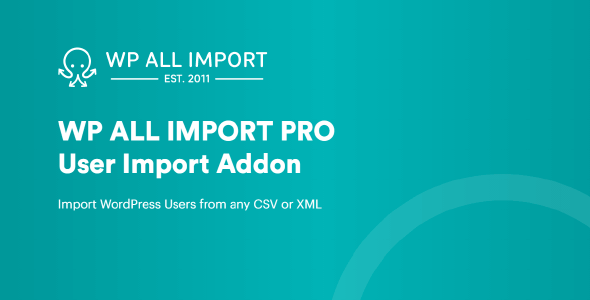 WP All Import – User Import Add-On Pro