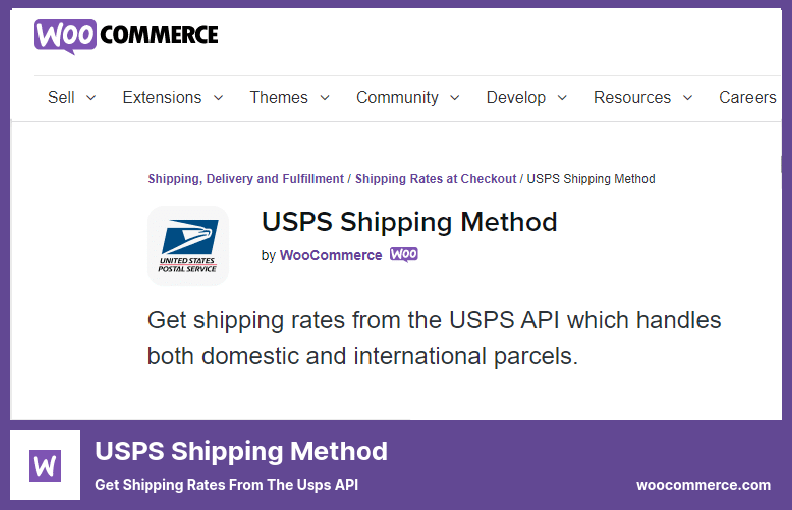 WooCommerce USPS Shipping Method