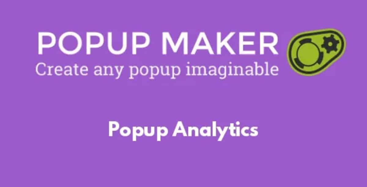 Popup Maker - Popup Analytics