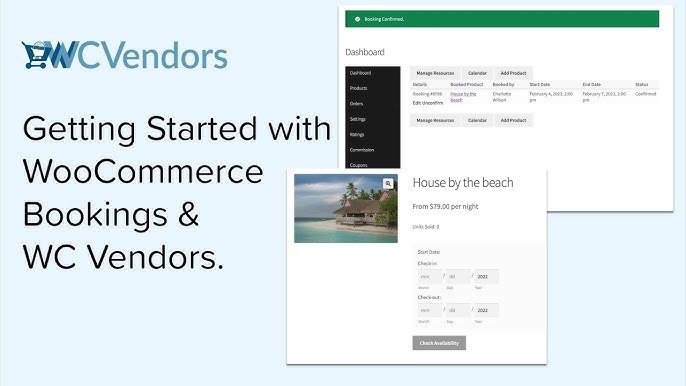 WC Vendors Pro WooCommerce Bookings